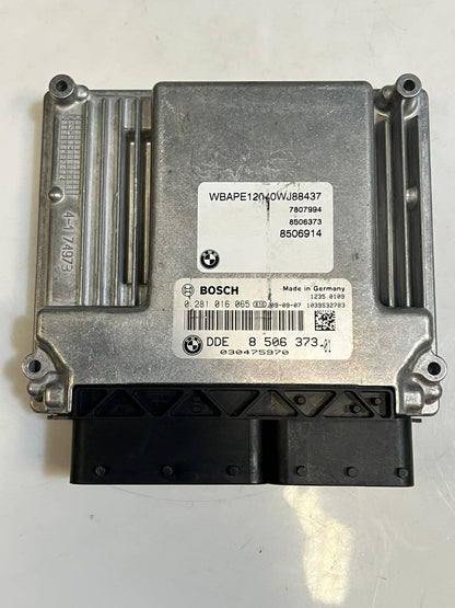 2008-2010 BMW X3 E83 N47 Engine Control Unit ECU SET DDE+ EWS+ 1KEY 8506373