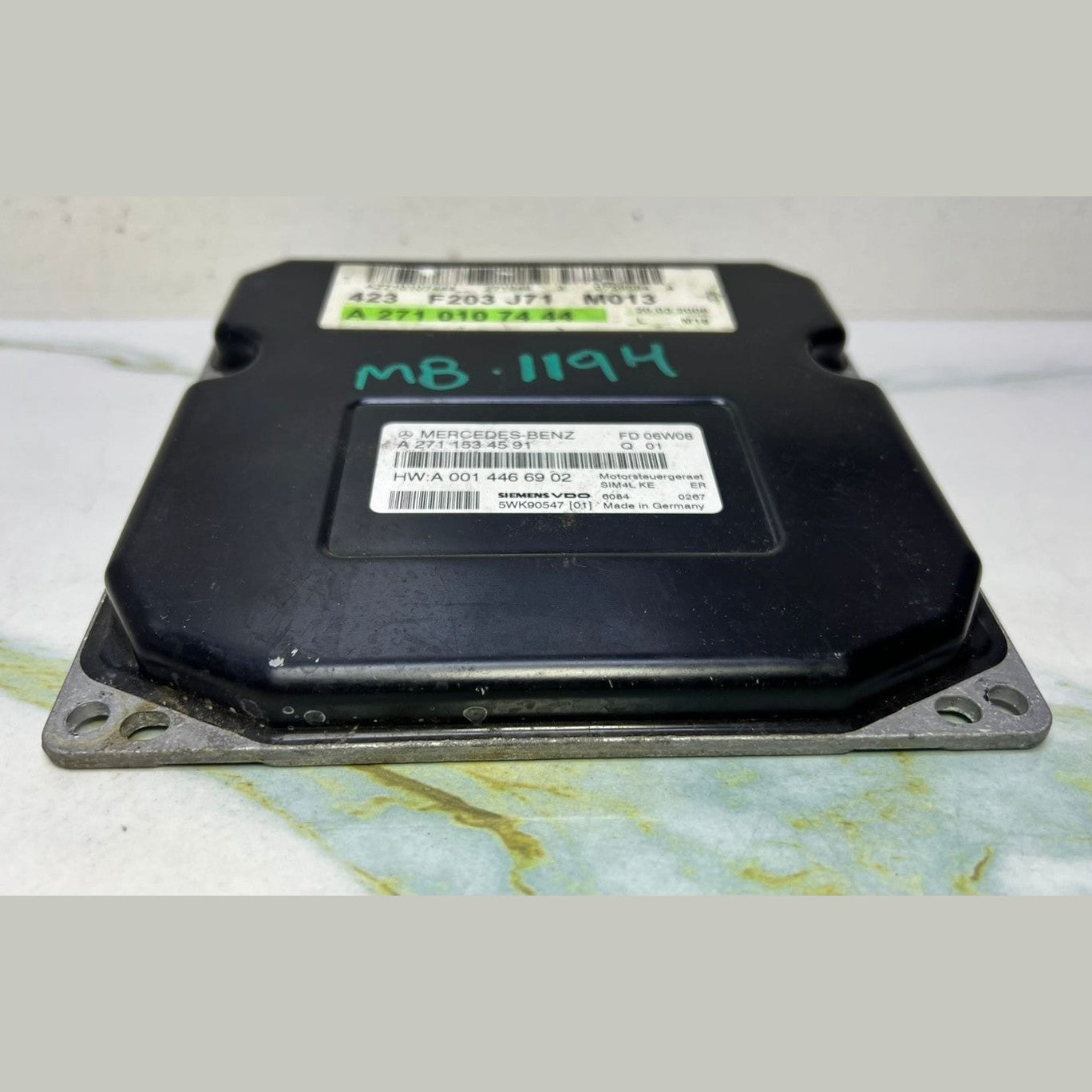 2000-2007 Mercedes-Benz C230 Engine Control Unit A2711534591 W203 C180 C230 M271