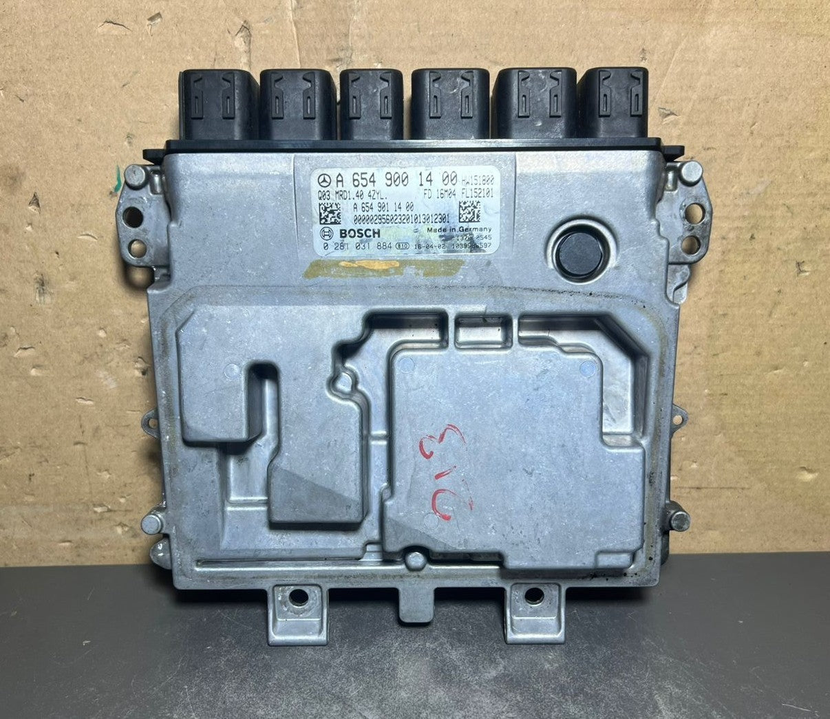 15-20 Mercedes W213 E-Class Engine Control Module Unit ECM ECU A654 9001400 OEM
