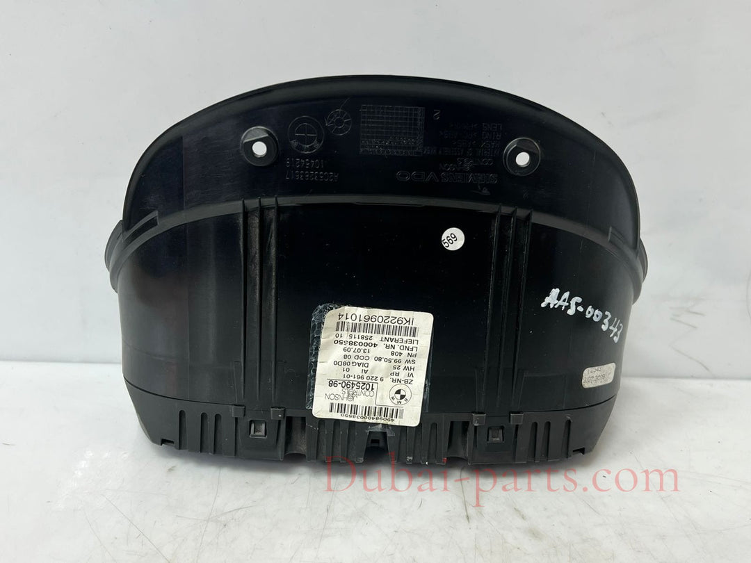 BMW E90 E91 E92 E84 Instrument Cluster SPEEDOMETER Uncoded 9220961 OEM