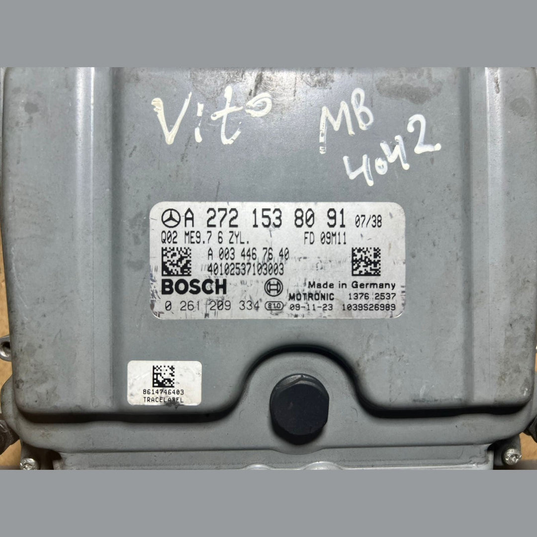 08-10 Mercedes Vito V-Class Engine Control Module Unit ECM ECU A272 1538091 OEM