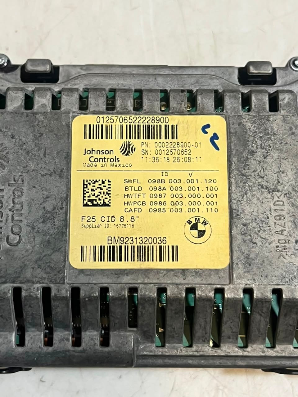 BMW X3 F25 8.8 inch screen for CIC NBT Central Information Display 9231320 OEM