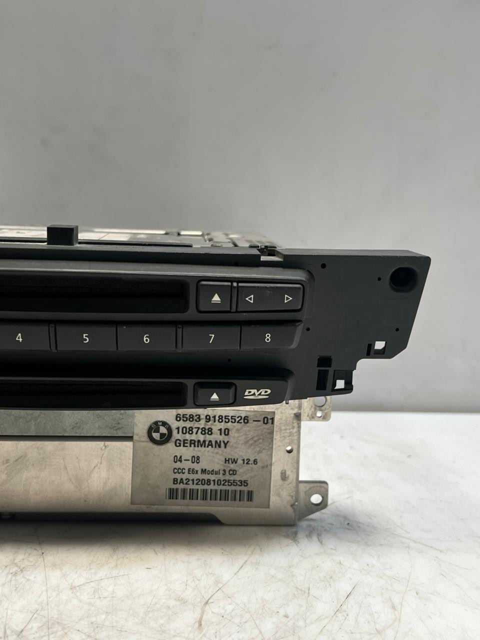 2008 BMW 1 Series E87 525i CCC NAV MODULE 3 CD DVD Audio Player 9185526 OEM