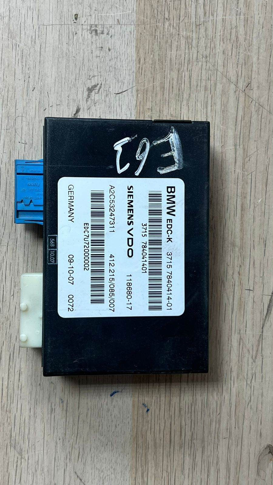 2008-13 BMW M3 Active Suspension Control Module 7840414  E9X M3, E60 E61 M5, E63