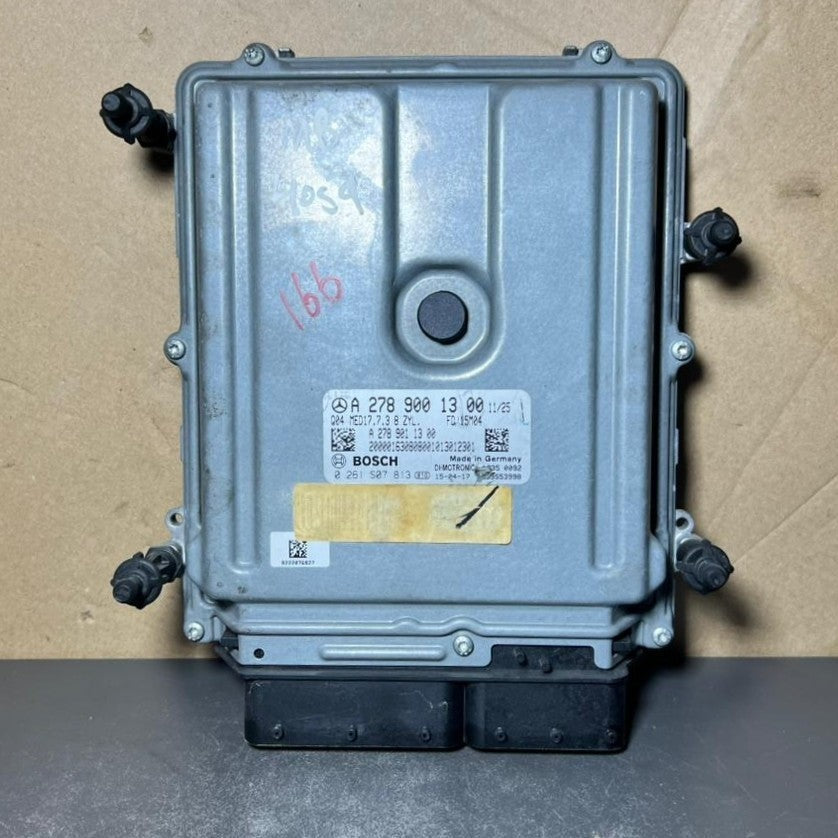 13-16 Mercedes W166 GL450 Engine Control Module Unit ECM ECU A278 9001300 OEM
