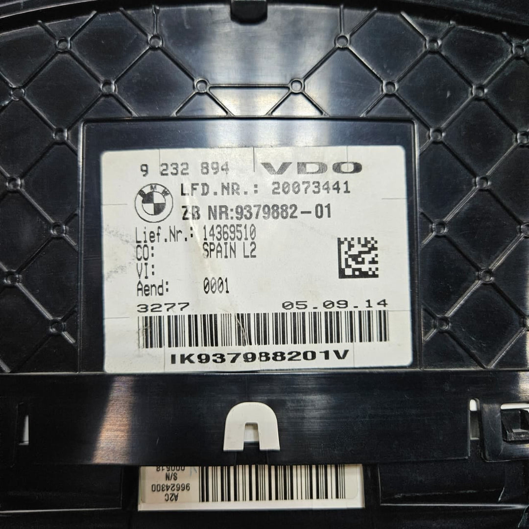2012-2016 BMW 3 4 series 328i F30 F32 Instrument Cluster 9232894