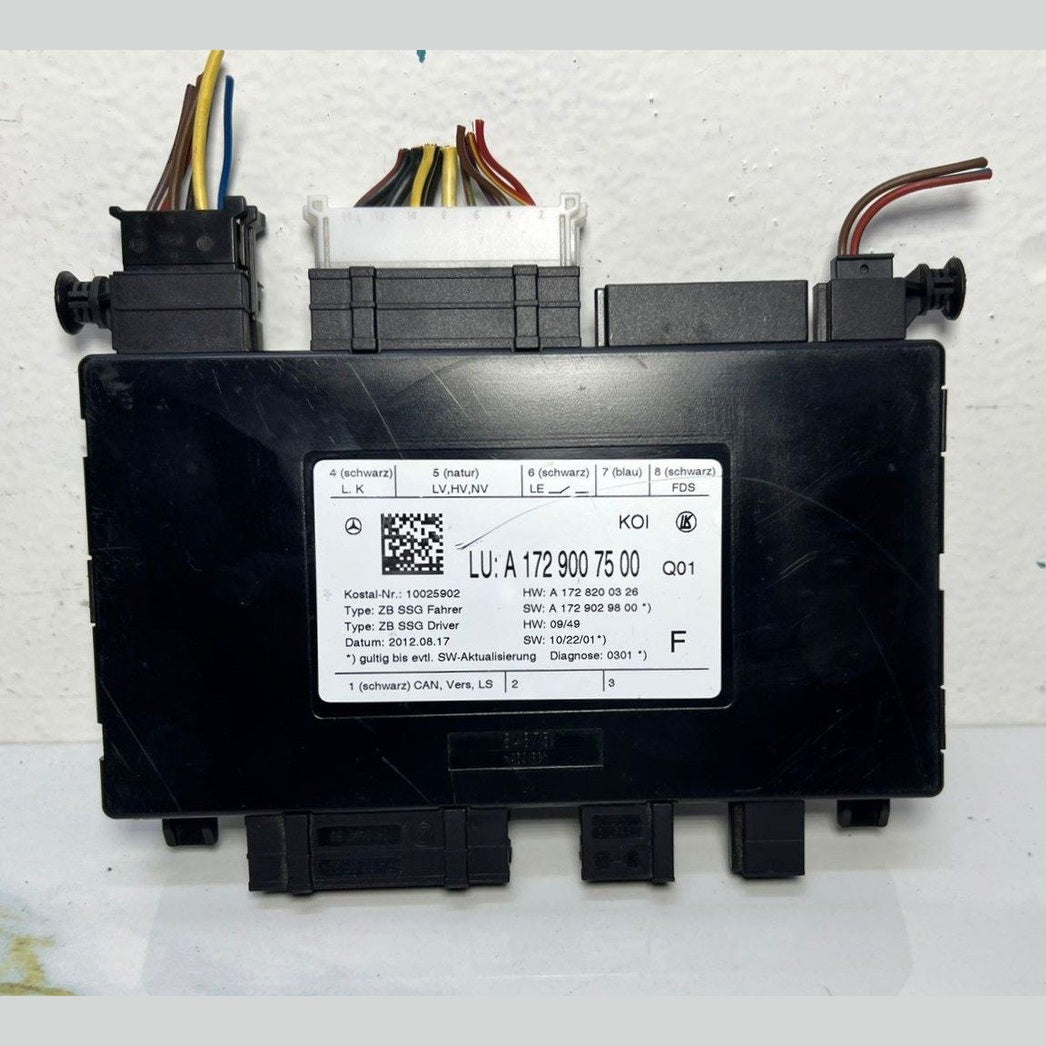 2010-2014 Mercedes-Benz C250 Front Left Seat Memory Module A 172 900 75 00