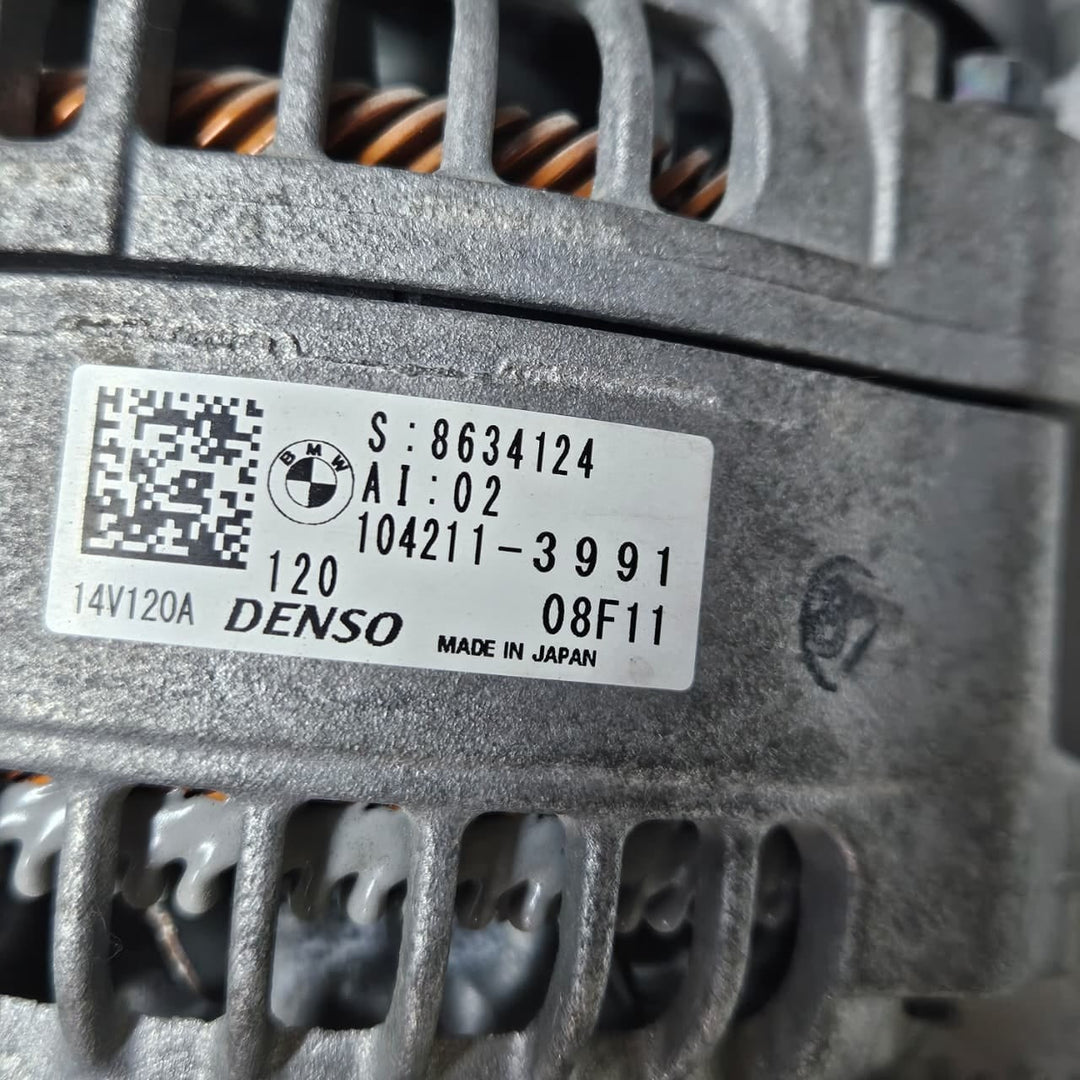 8634124-2018-2022 BMW 2 Series F45 X1 F48 xDrive20i B38 B48 Engine Alternator 