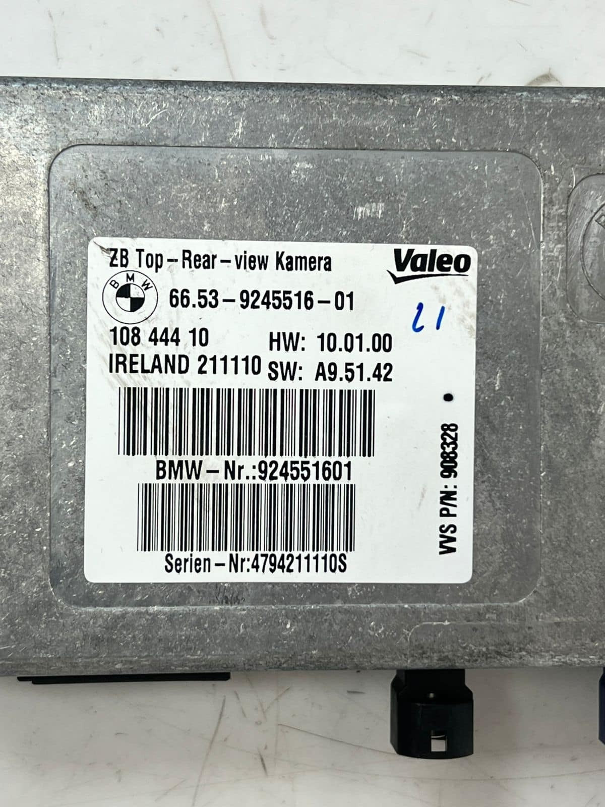 2007-2013 BMW E70 X5 E71 X6 Rear View Camera Control Module 9245516 OEM
