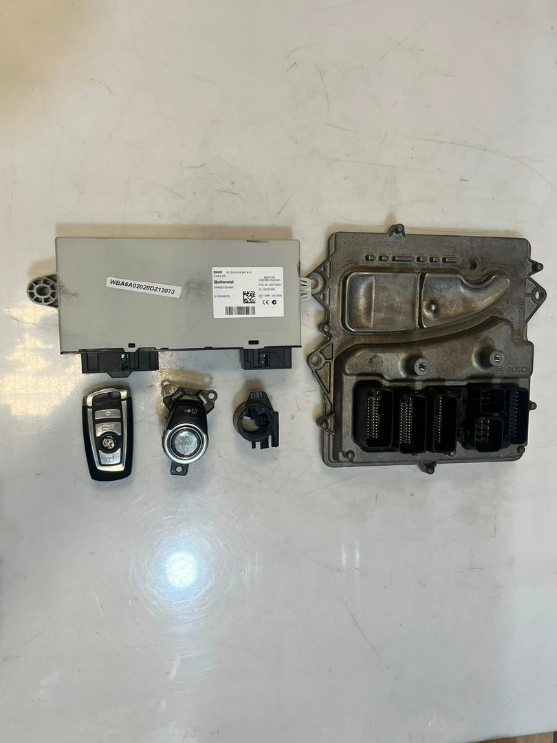 2013 BMW 6' F06 GRAN COUPE 640I N55 Engine Control Module ECU SET 8617383 OEM