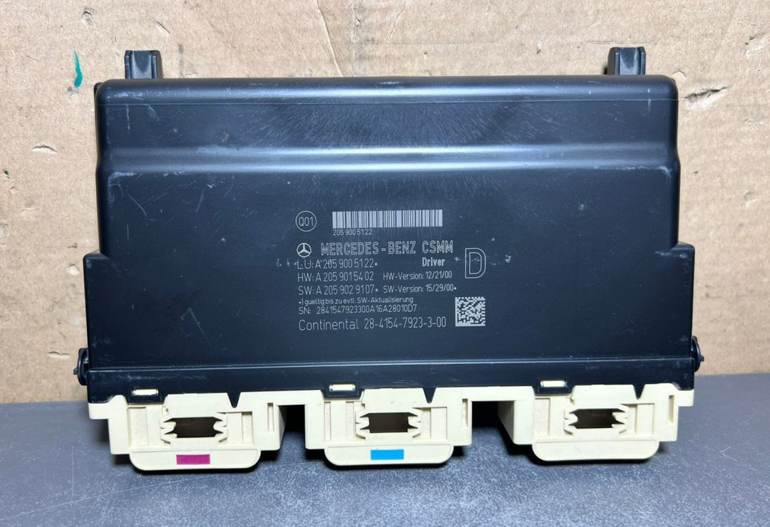 14-18 Mercedes W205 C-Class Front Driver Seat Control Module A205 9005122 OEM