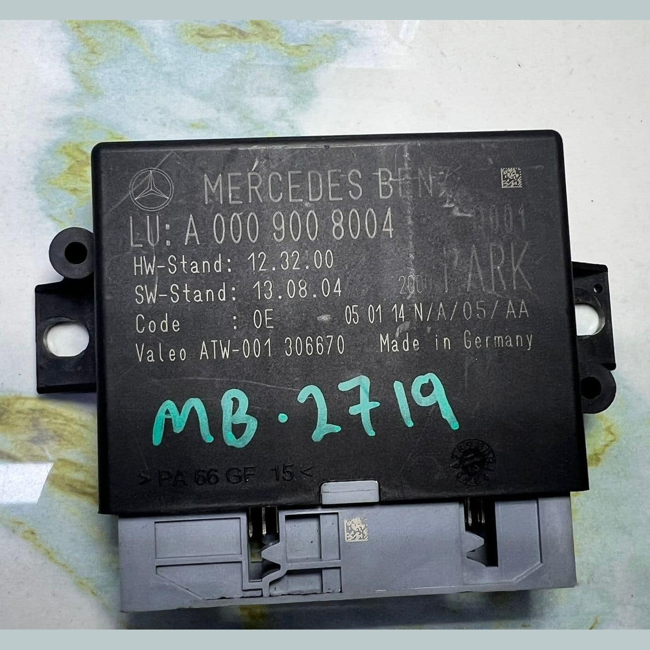 2014 Mercedes E300 Parking Distance Control Module A0009008004 E-Class W212 