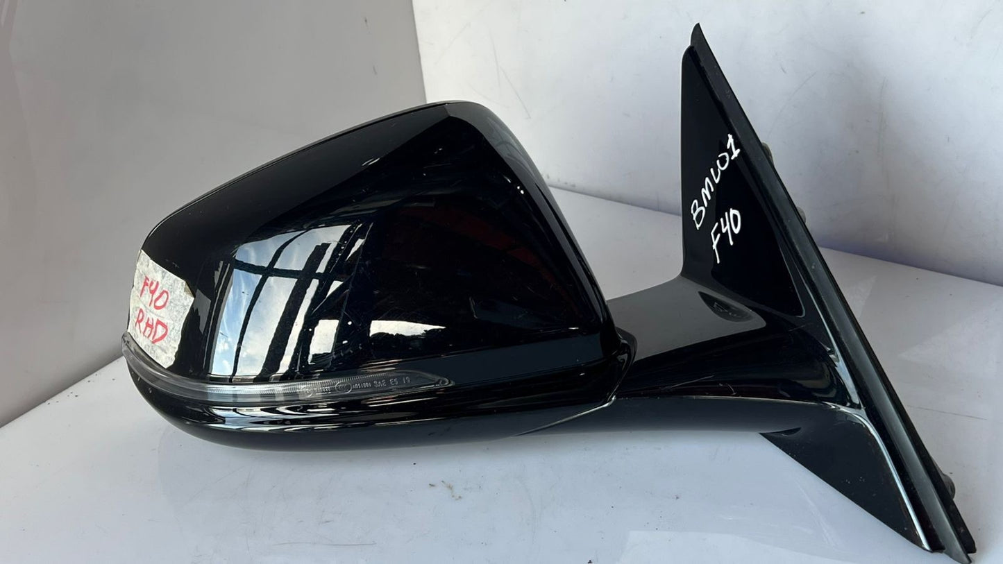 BMW F40 Mirror Right Side VIEW MIRROR 041564 BLACK RHD OEM
