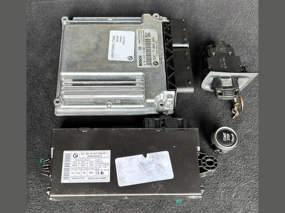BMW X5 E70 E60 3.0L M57 ENGINE CONTROL UNIT MODULE DDE ECU  SET - 7809944