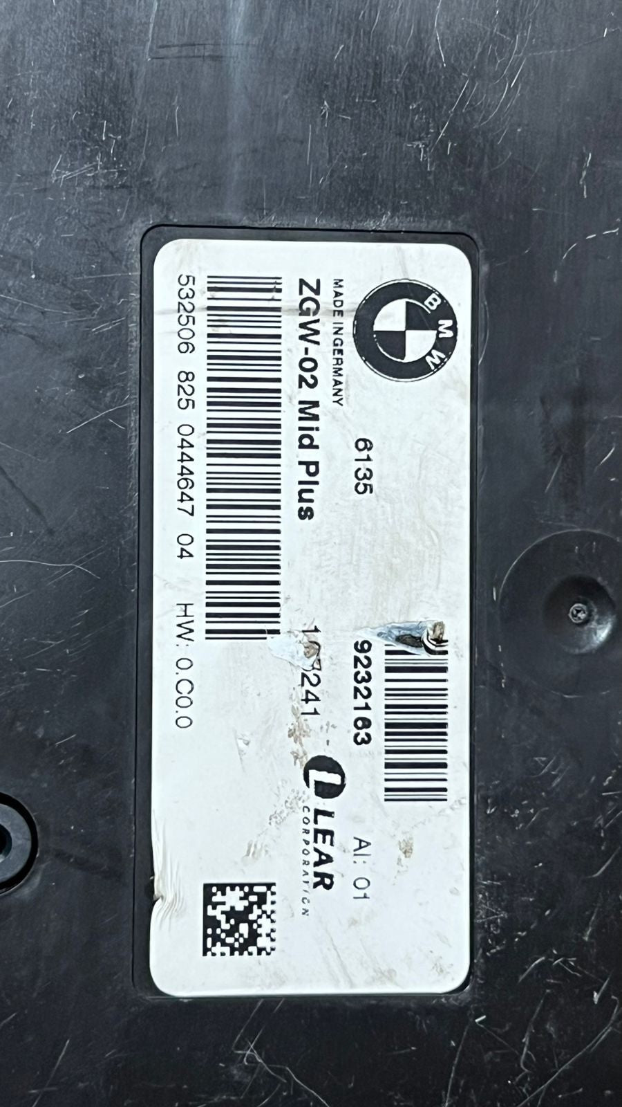 2011-2017 BMW X3 Central Gateway Module 9232163 F25 and X4 F26