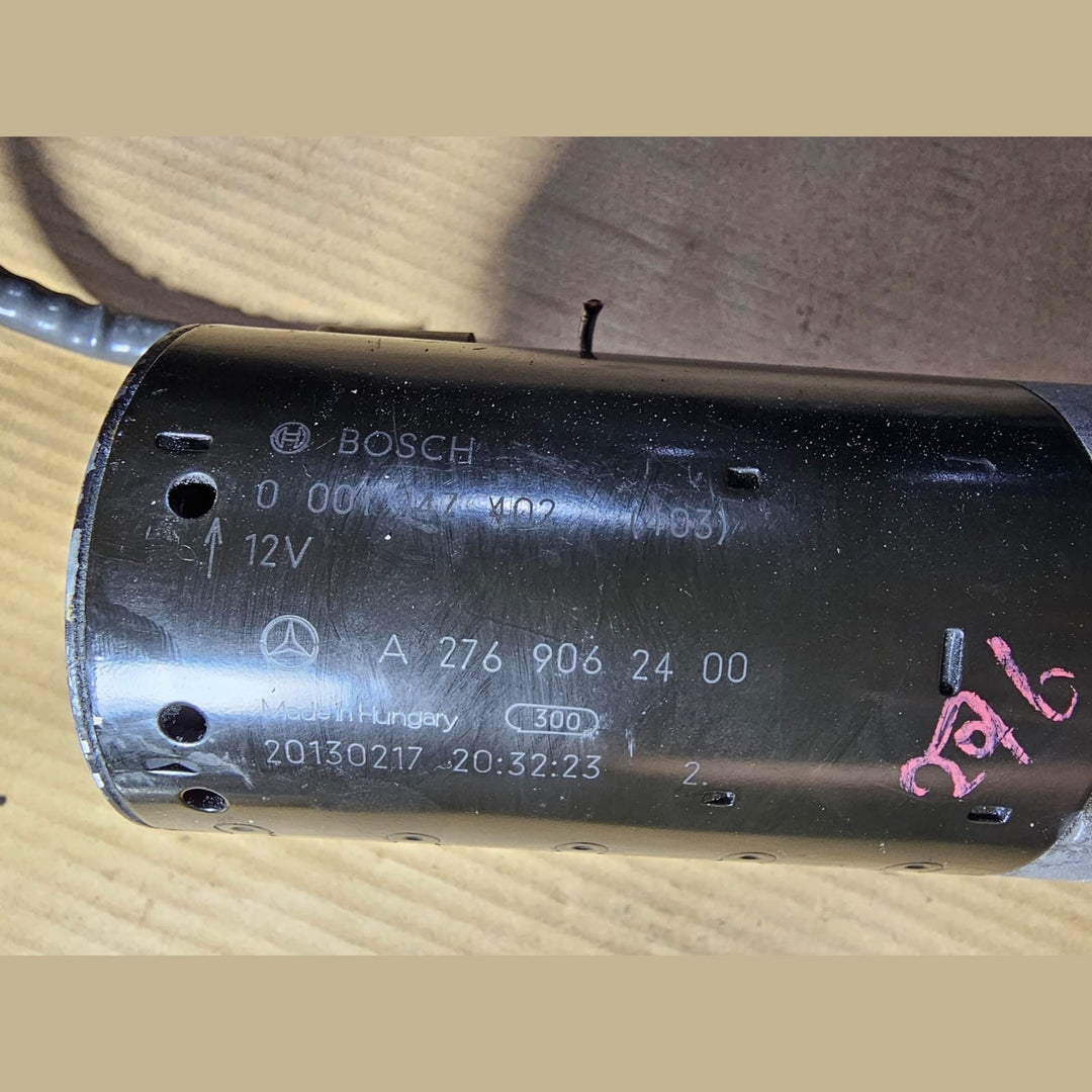 07-18 Mercedes-Benz W221 W166 W222 OM276 Engine Motor Starter A276 9062400 OEM
