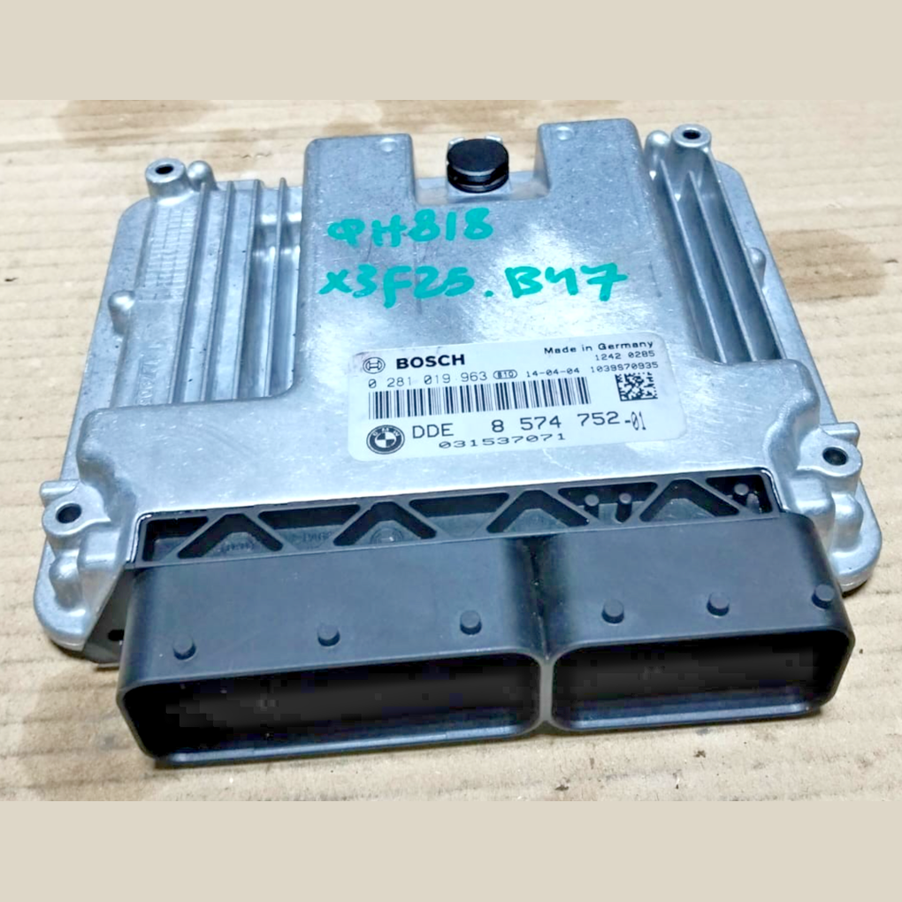 Engine control unit (ECU) for BMW X3 F25 LCI FACELIFT 2017 B47D30A 8574752