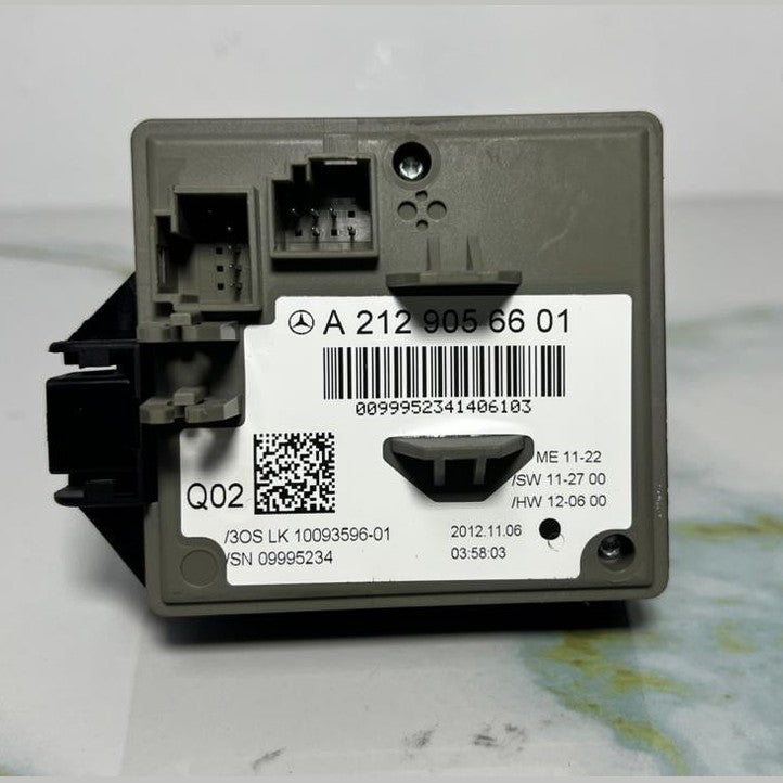 08-14 Mercedes W212 E-Class Ignition Switch Module Unit W/key A212 9056601 OEM