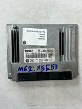2004-2006 BMW X5 E53 M62 Engine Control Unit ECU SET DME+EWS+1KEY 7555400 OEM