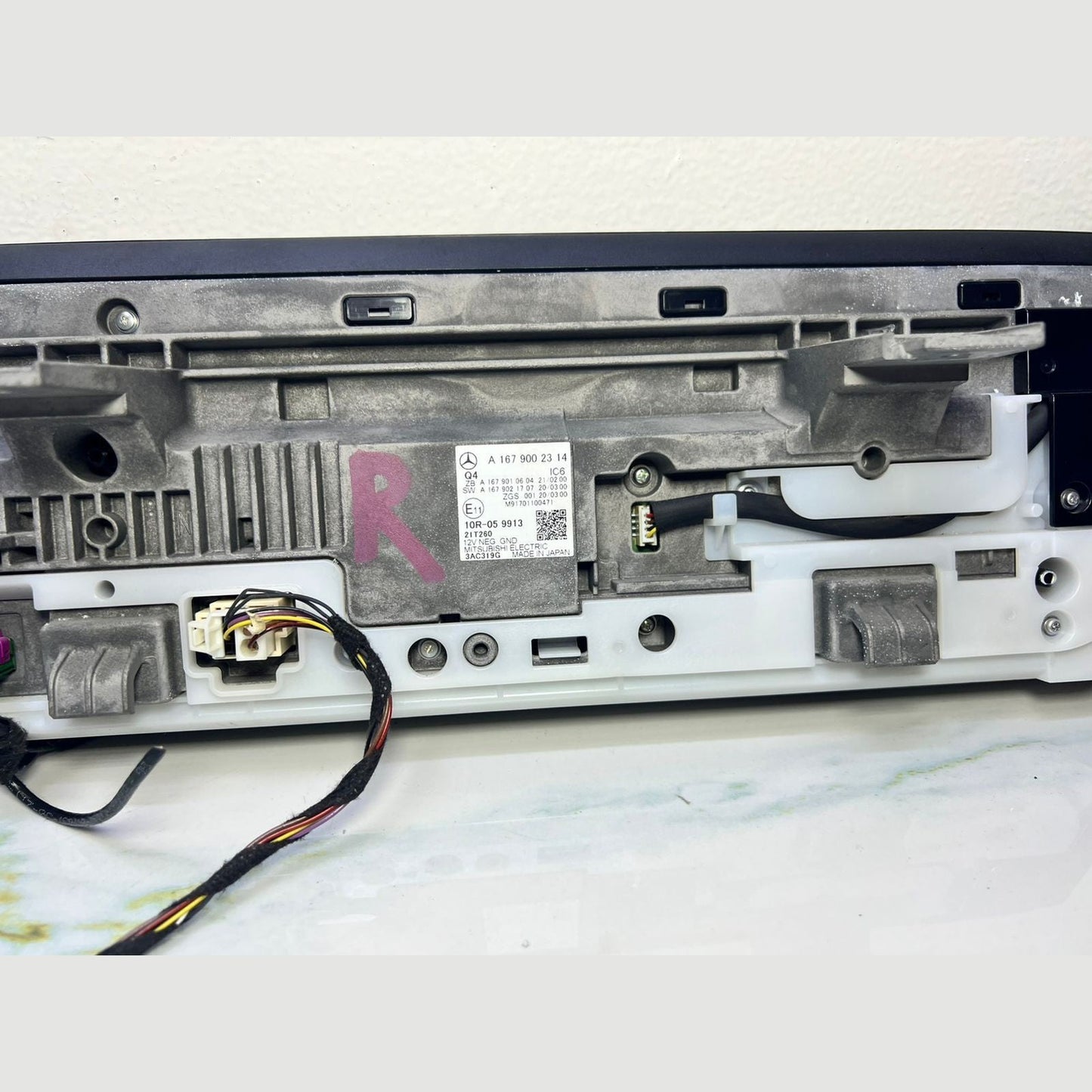 Mercedes W167 Digital Speedometer Instrument Cluster Display Screen A167 9002314