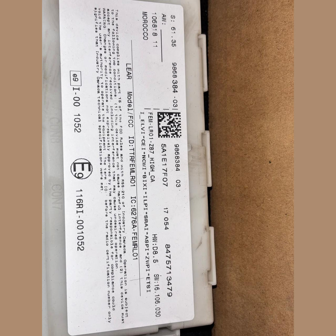 OEM BMW F30 B48 HYBRID ENGINE CONTROL UNIT DME ECU SET 8693213