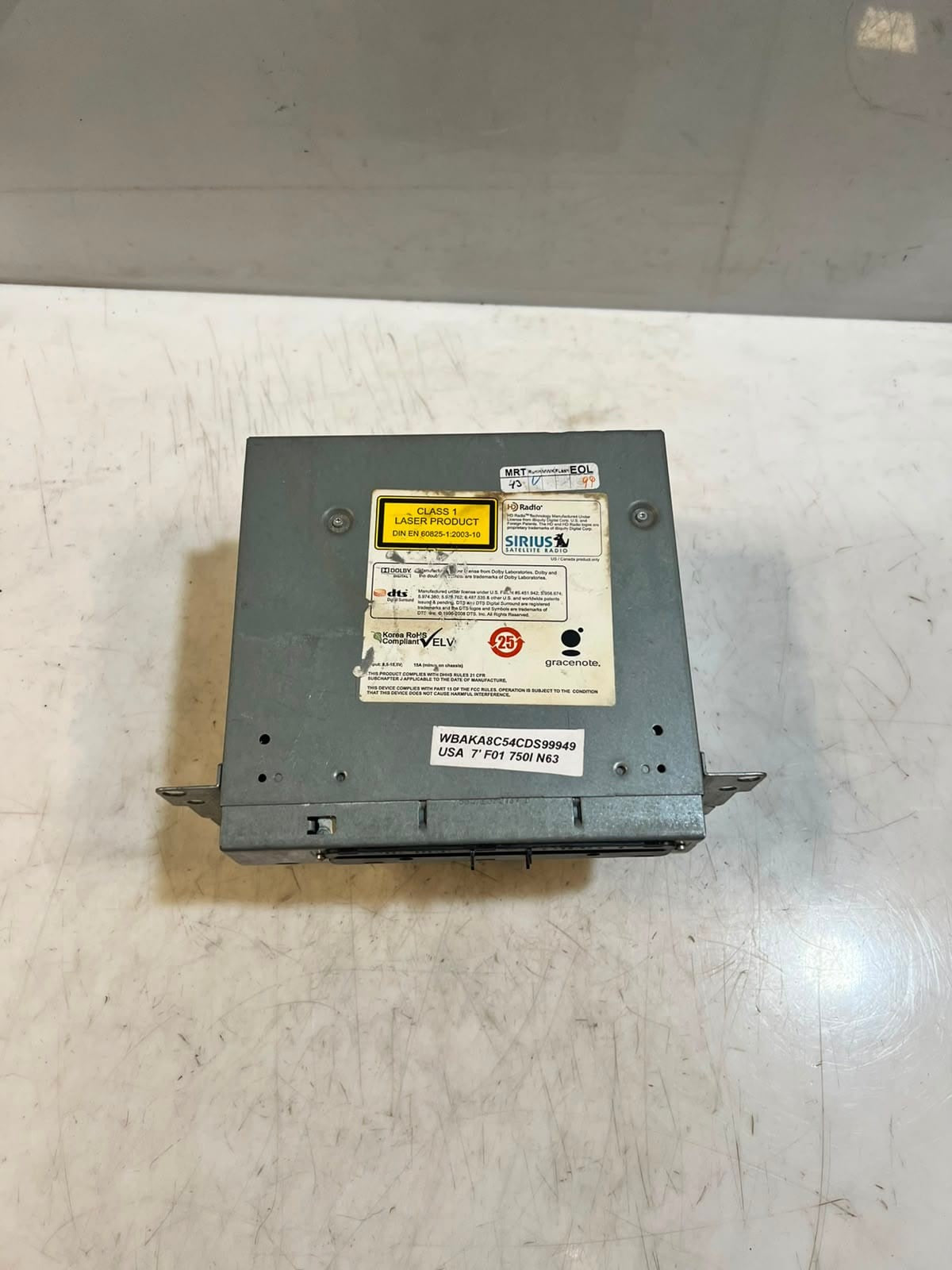 BMW 3 5 7 Series F10 F30 F11 F12 F13 528i Radio Navigation Head Unit 9274571