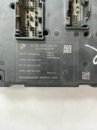 BMW F20 F30 F31 F32 F33 REAR FUSE BOX BODY COMFORT CONTROL MODULE UNIT 6819336