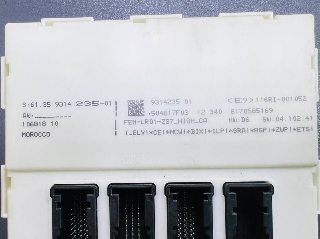 BMW 320i F30 F31 2013 N20 ENGINE CONTROL COMPUTER ECU UNIT SET DME 7649131