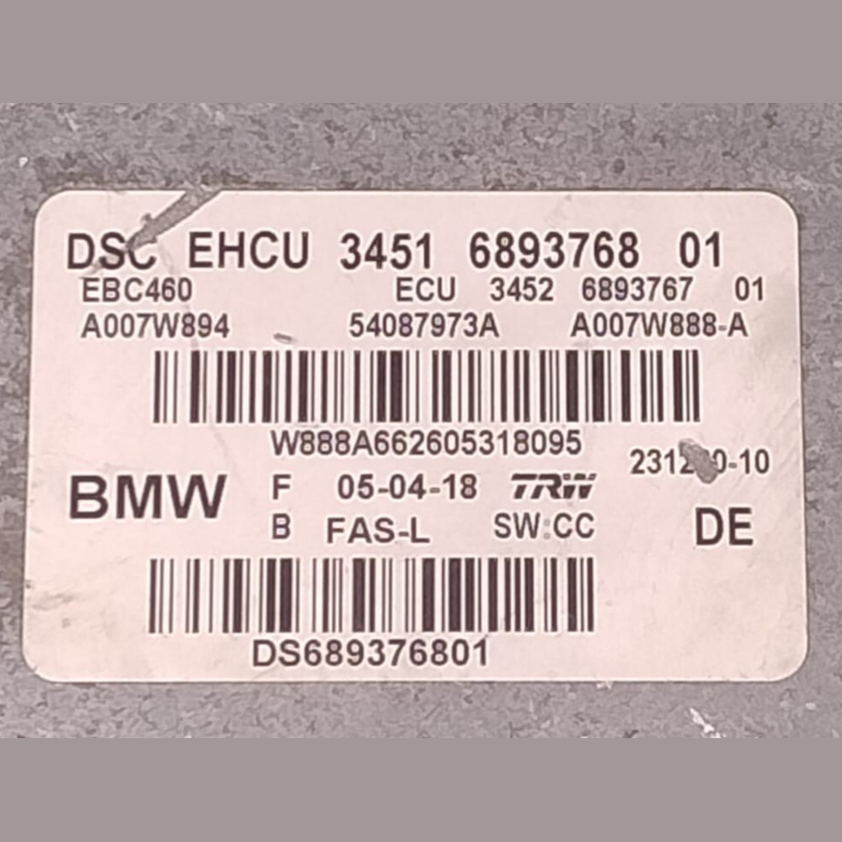 OEM BMW G30 G01 528 530 540 550 B58 DSC ABS Pump Computer Unit 6893768