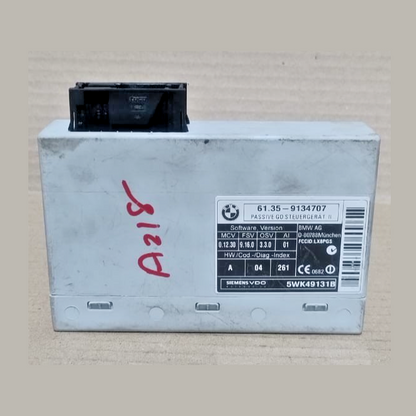 BMW E60 M5 E61 E70 E64 E63 KEYLESS GO PASSIVE CONTROL MODULE- 9134707