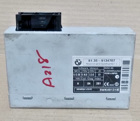 BMW E60 M5 E61 E70 E64 E63 KEYLESS GO PASSIVE CONTROL MODULE- 9134707