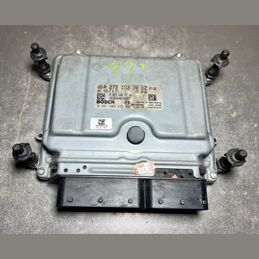07-12 Mercedes W221 S-Class Engine Control Module Unit ECM ECU A272 1533092 OEM