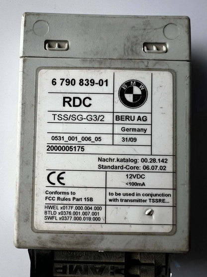 BMW Tire Pressure Control Unit 6790839 5 Series and 7 Series