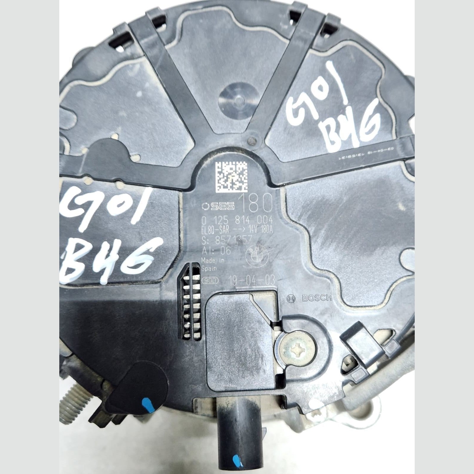 2016-2019 BMW 740i Alternator 8571357 5 Series G30 7 Series G11 740i 2.0 B46