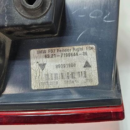 OEM BMW 5 Series Gran Turismo F07 Rear Light 7199644