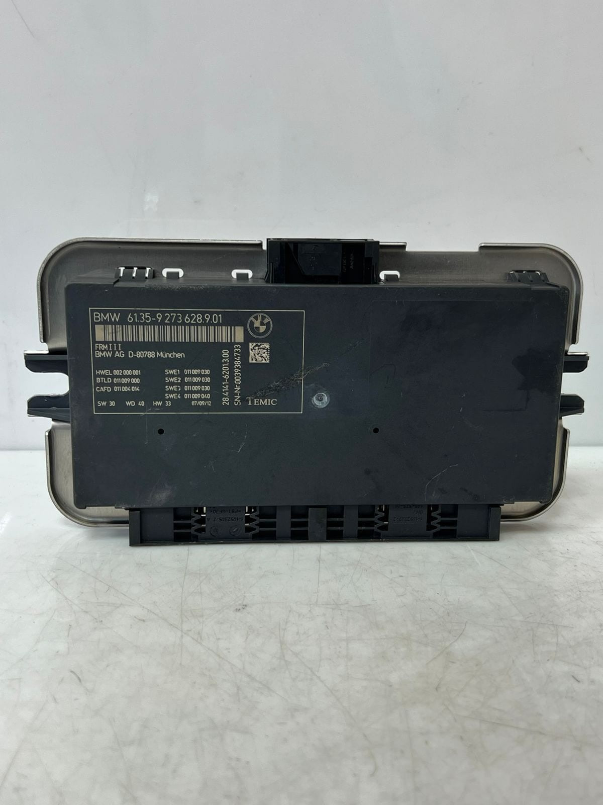 BMW 5' F10 F11 7' F01 F02 F03 Footwell Light Control Module 9273628 OEM