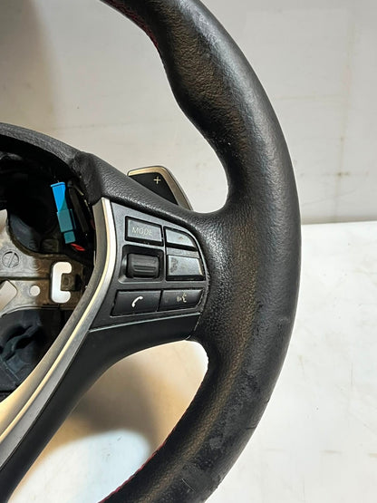 2012-2015 BMW 3SERIES F30 328i Sportline Paddle Shift Steering Wheel 6256318 OEM