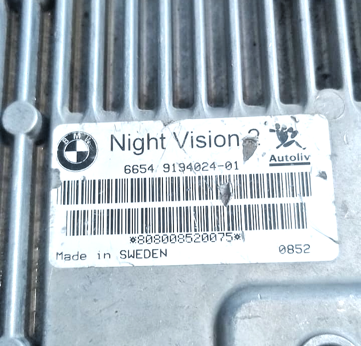 BMW F01 F02 F06 F10 F12 5 6 7 SERIES NIGHT VISION 2 CONTROL UNIT 6654-9194024