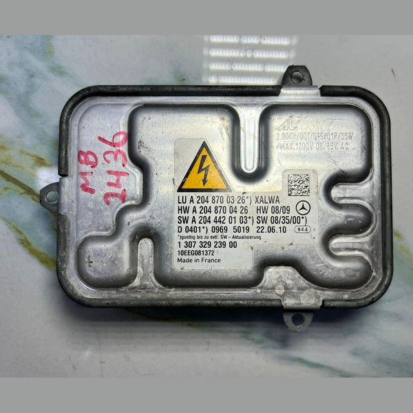 2010-14 Mercedes-Benz C250 Xenon HID Headlight Ballast A2048700326 W204 C-Class