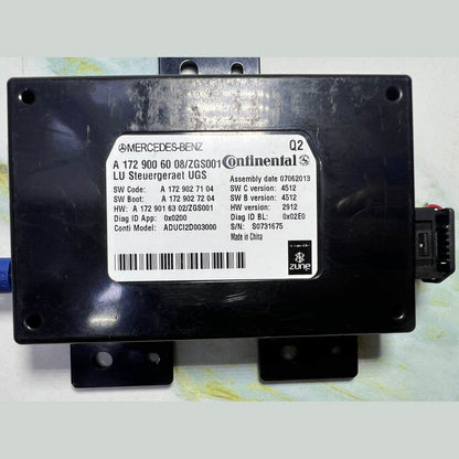2013 Mercedes E250 Media Interface Control Unit A1729006008 W212 E-Class, W117