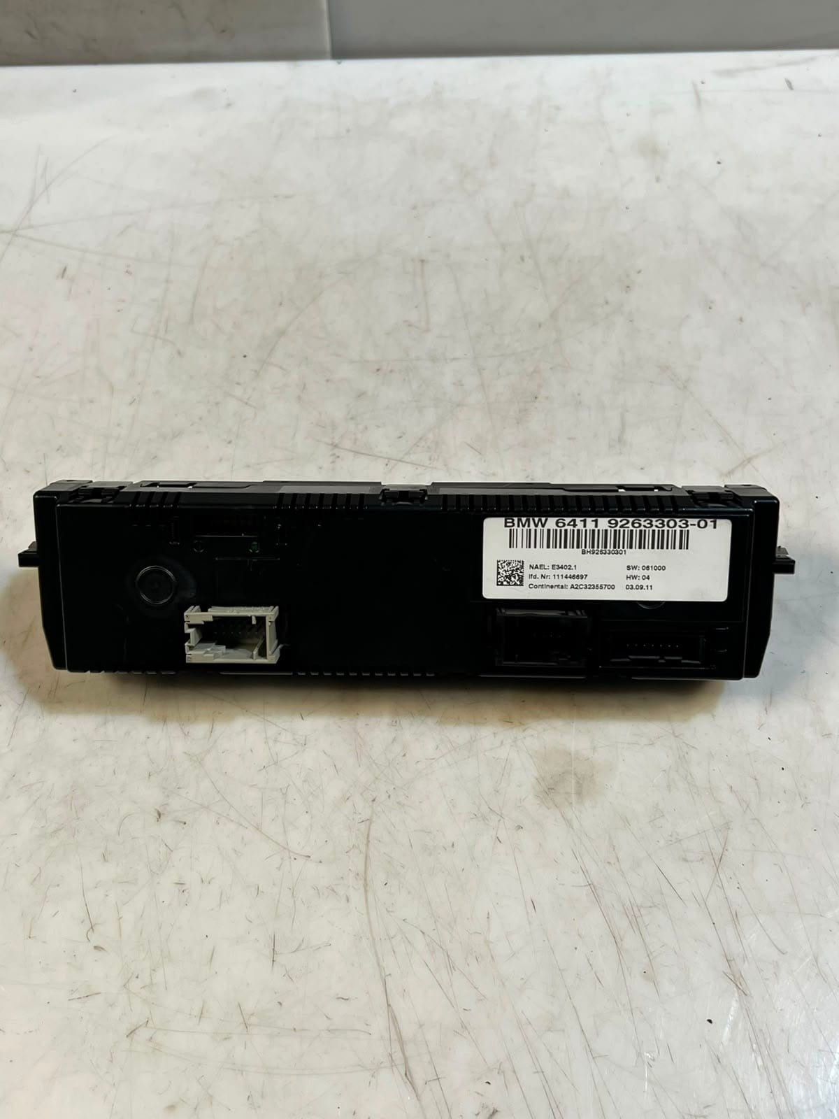 2010-2015 BMW X1 E84 E81 E82 E87 Air Conditioning Control Unit 9263303 OEM