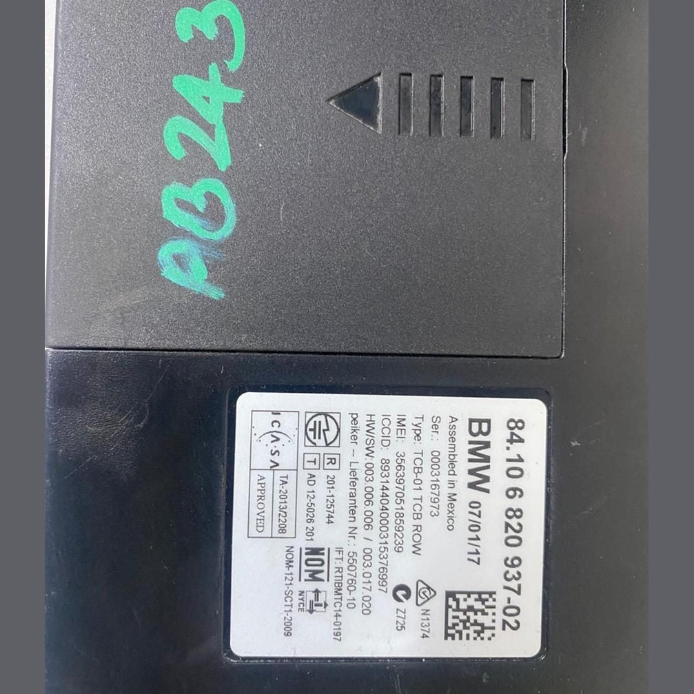 2016 BMW X1 F48 X3 F25 TELEMATICS BLUETOOTH CONTROL UNIT MODULE 6820937 OEM