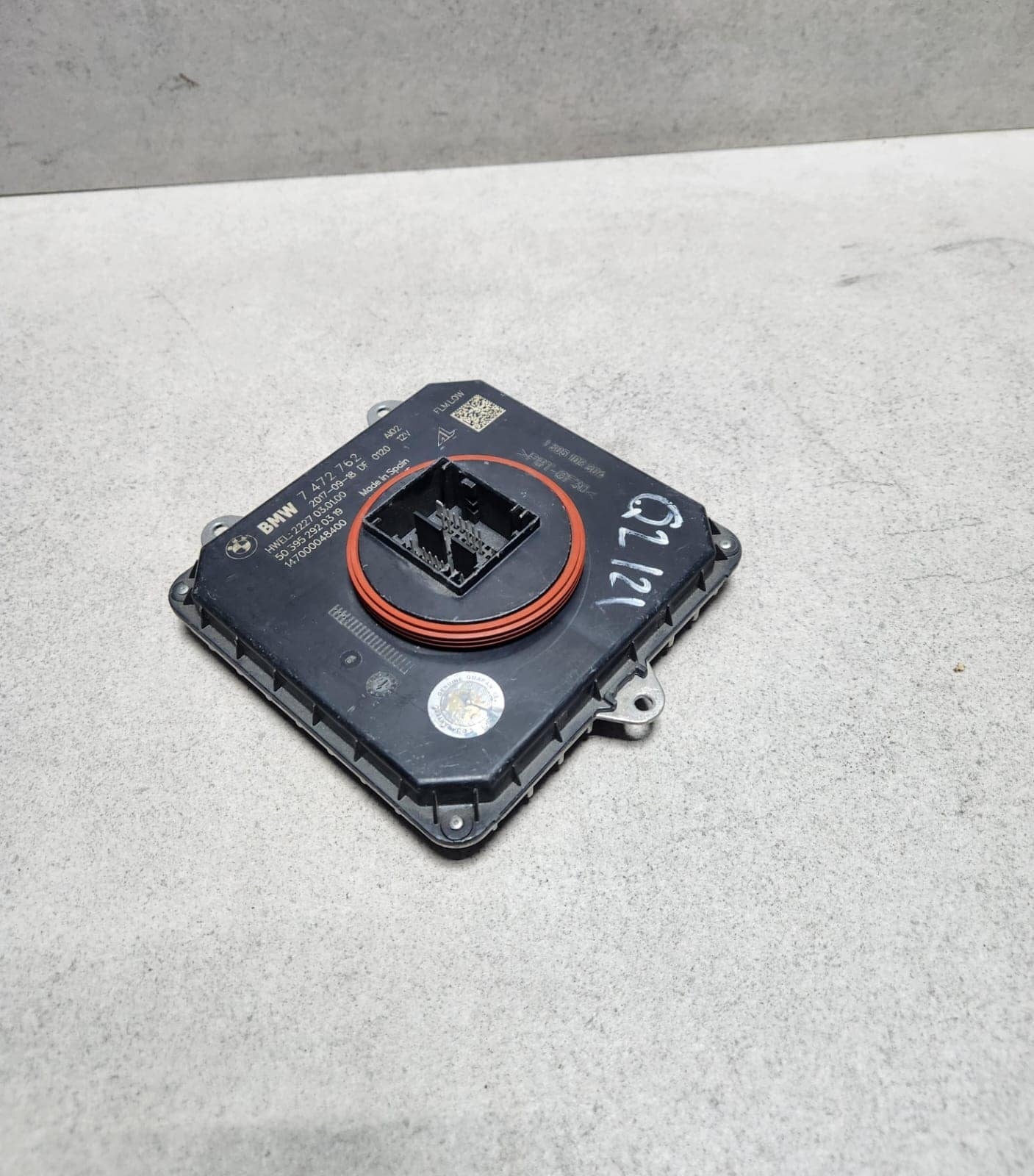 BMW Headlight LED Driver Module Control Unit Daytime Running Lights 7472762