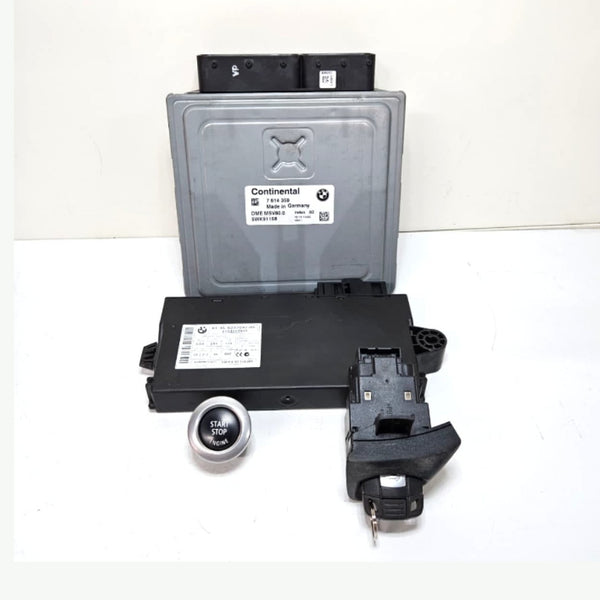 2011-2013 BMW 328i Z4 sDrive30i Engine Control Module DME Key Set 7614359