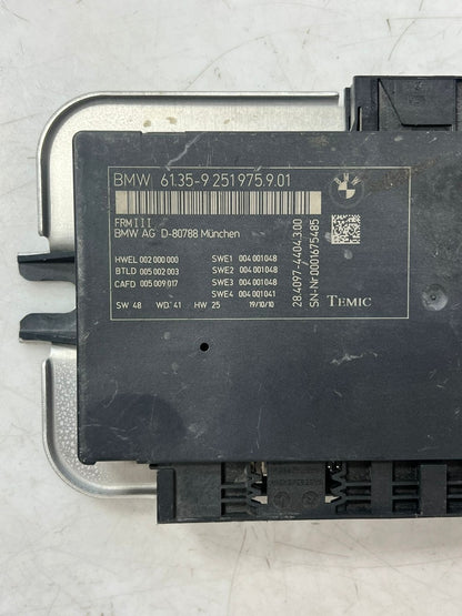 BMW 5 Series F10 F11 FRM3 Footwell Light Control Module 9251975 OEM