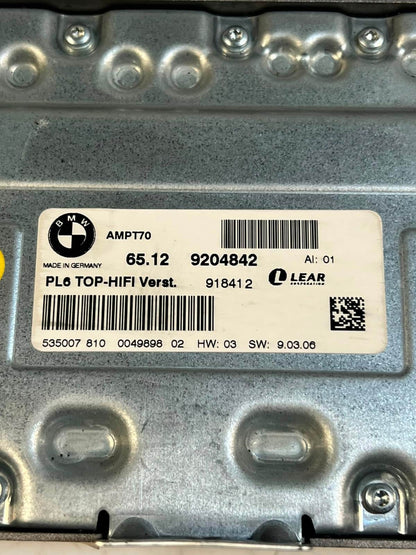 2007-2013 BMW 5' 7' X5 X6 E60 E61 F01 F02 E70 E71 Top-Hifi Amplifier 9204842