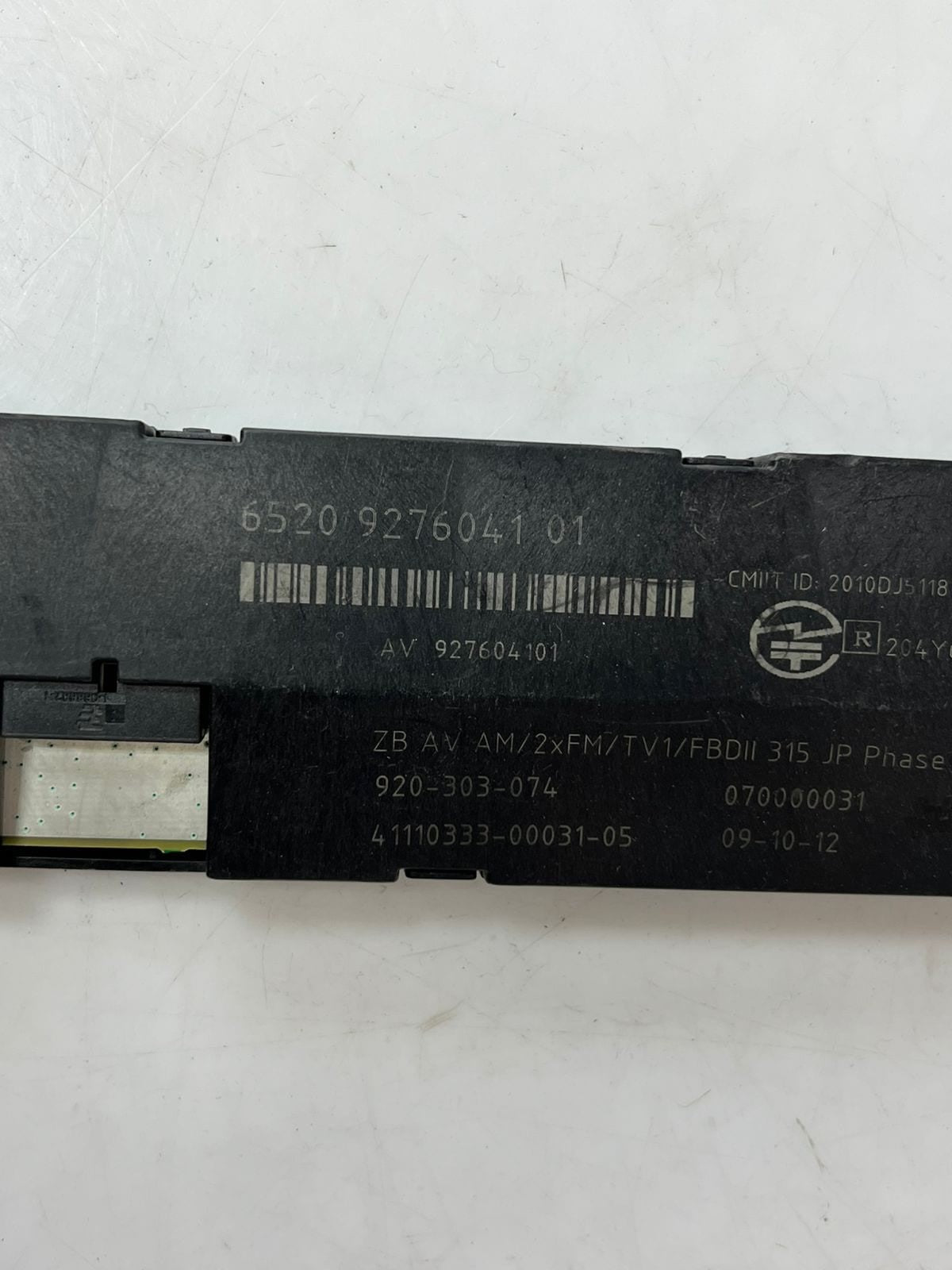 BMW 5 SERIES F11 LCI Antenna Amplifier Diversity 9276041 OEM