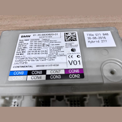 BMW 730e G11 B48 hybrid 30-08-2016 ENGINE CONTROL UNIT SET + KEY 8682564