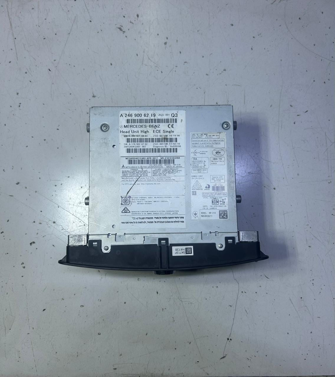 Mercedes Benz Comand Online Operating Unit A2469006219 W176 A-Class, W246 B-Clas