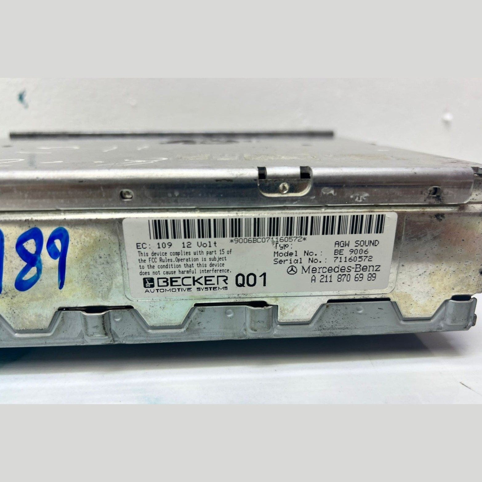 2006-2008 Mercedes-Benz W211 E-Class E350 Amplifier A211 870 69 89